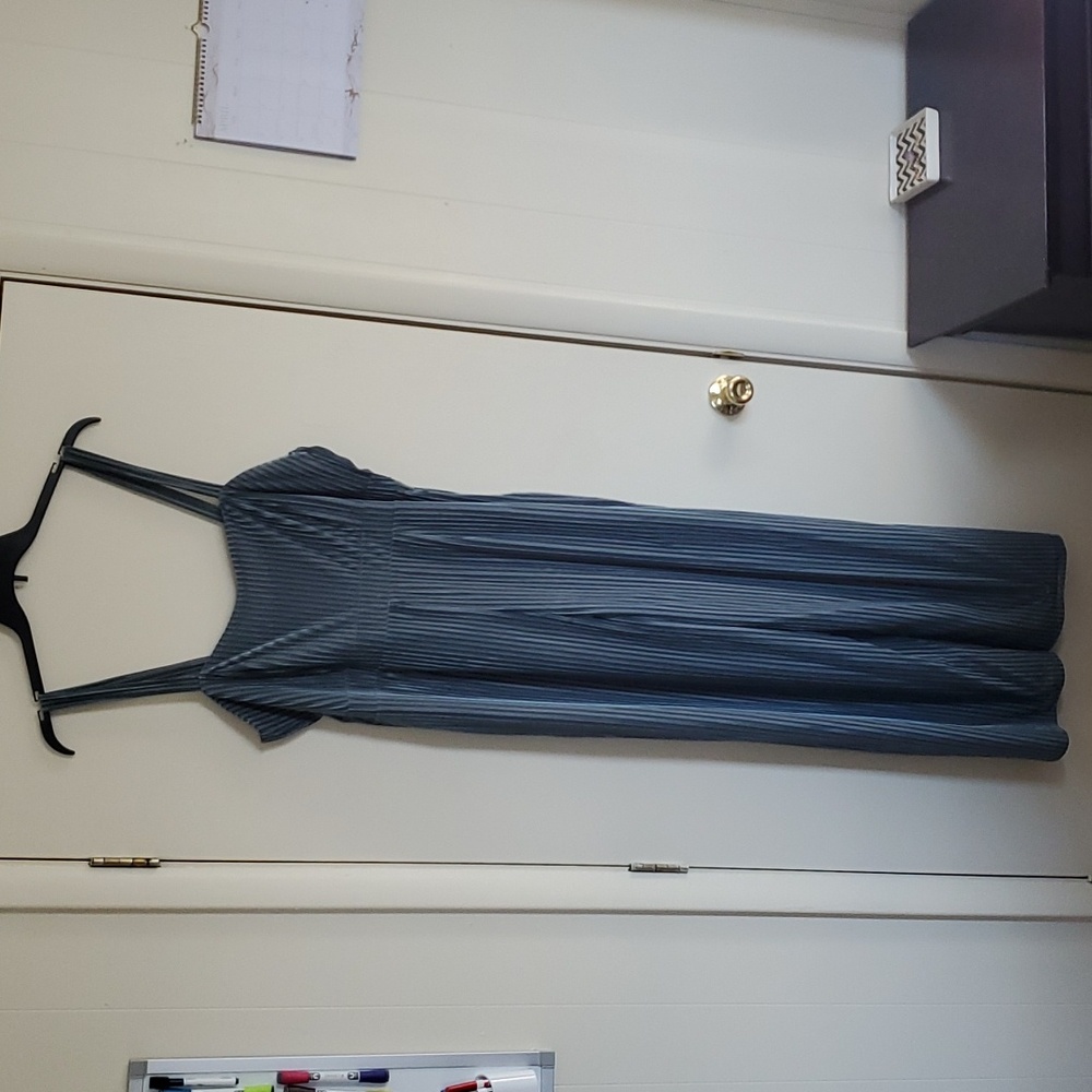 Forever 21 Green Velvet Jumpsuit 2x